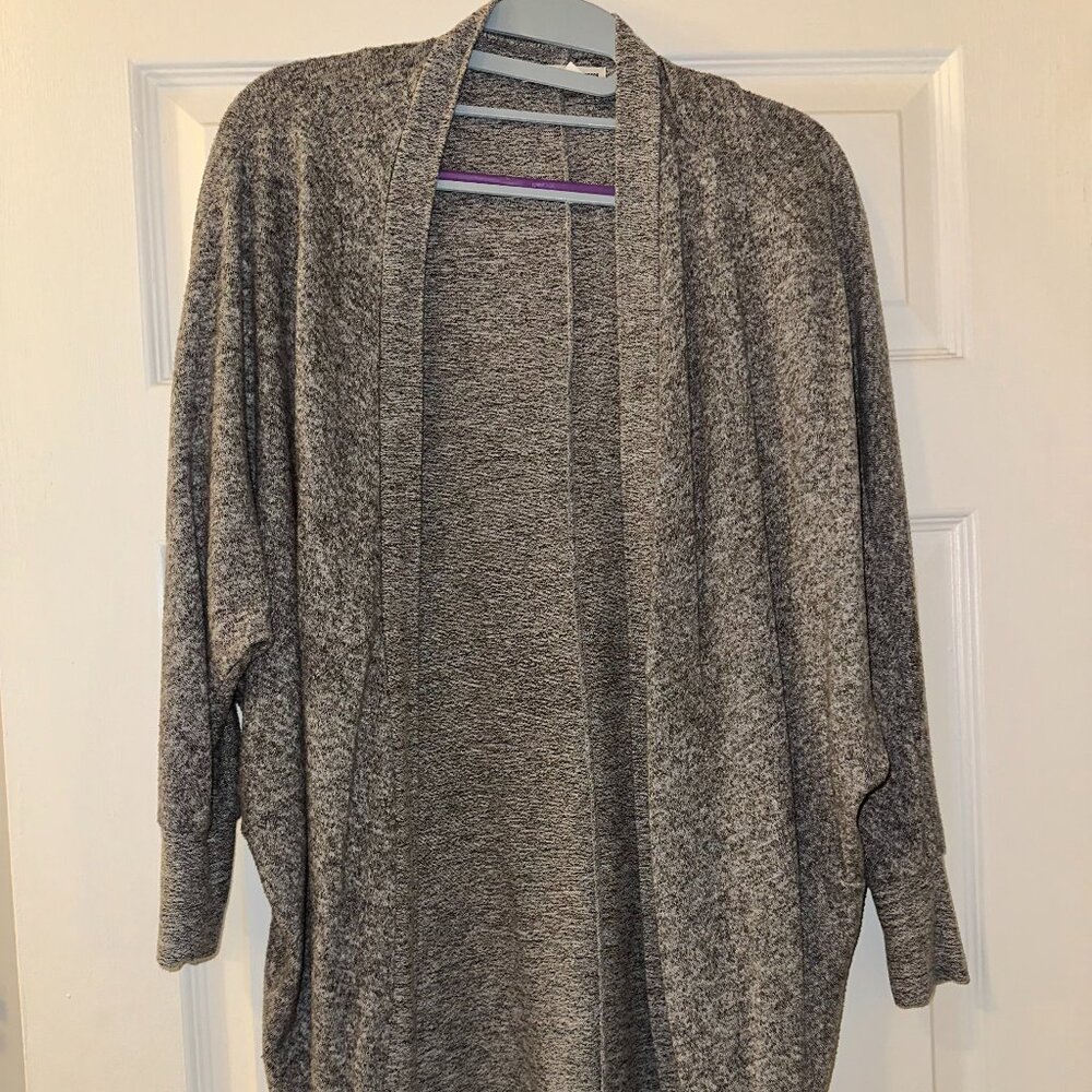 Gray bubble cardigan